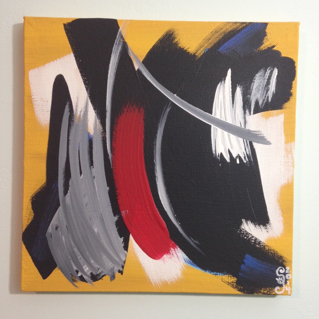 Peinture No. 172- Tribute to Gerard Ernest Schneider Linda Cleary 2014 Acrylic on Canvas