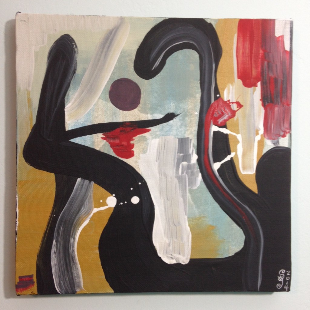 Daylight- Tribute to James Brooks Linda Cleary 2014 Acrylic on Canvas