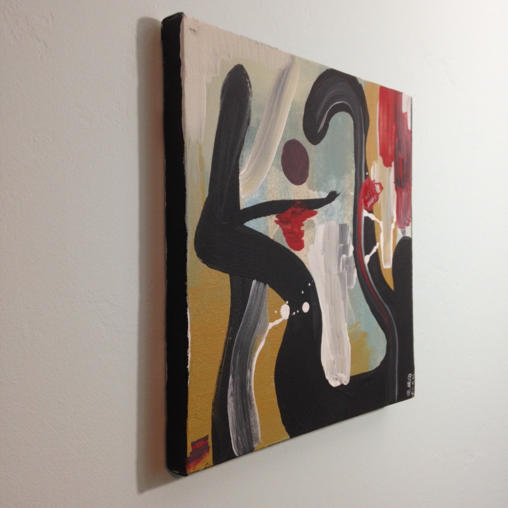 Side-View Daylight- Tribute to James Brooks Linda Cleary 2014 Acrylic on Canvas