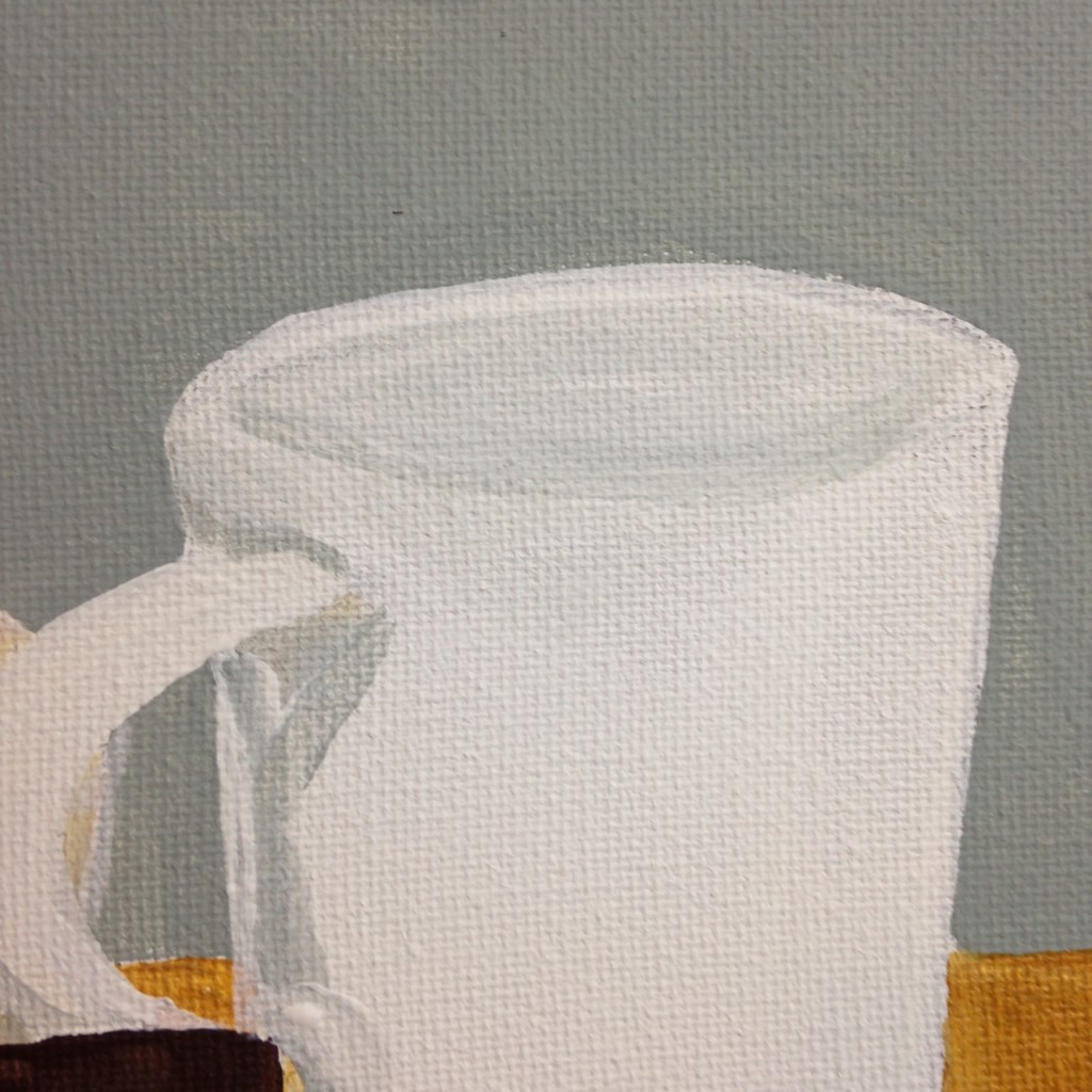 Close-Up 3 Natura Morta I- Tribute to Giorgio Morandi Linda Cleary 2014 Acrylic on Canvas