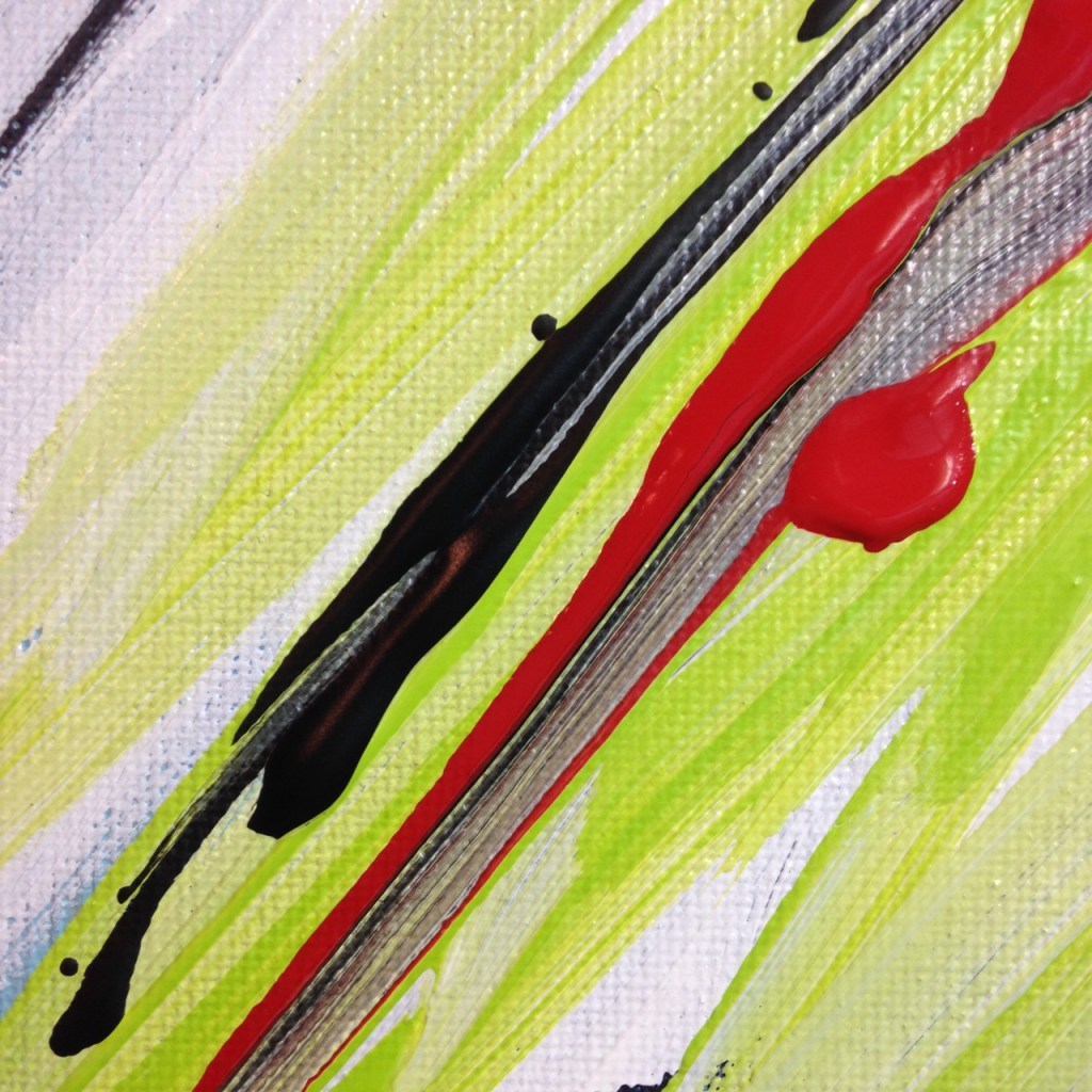 Close-Up 1 Bonheur- Tribute to Pierre Fichet Linda Cleary 2014 Acrylic on Canvas