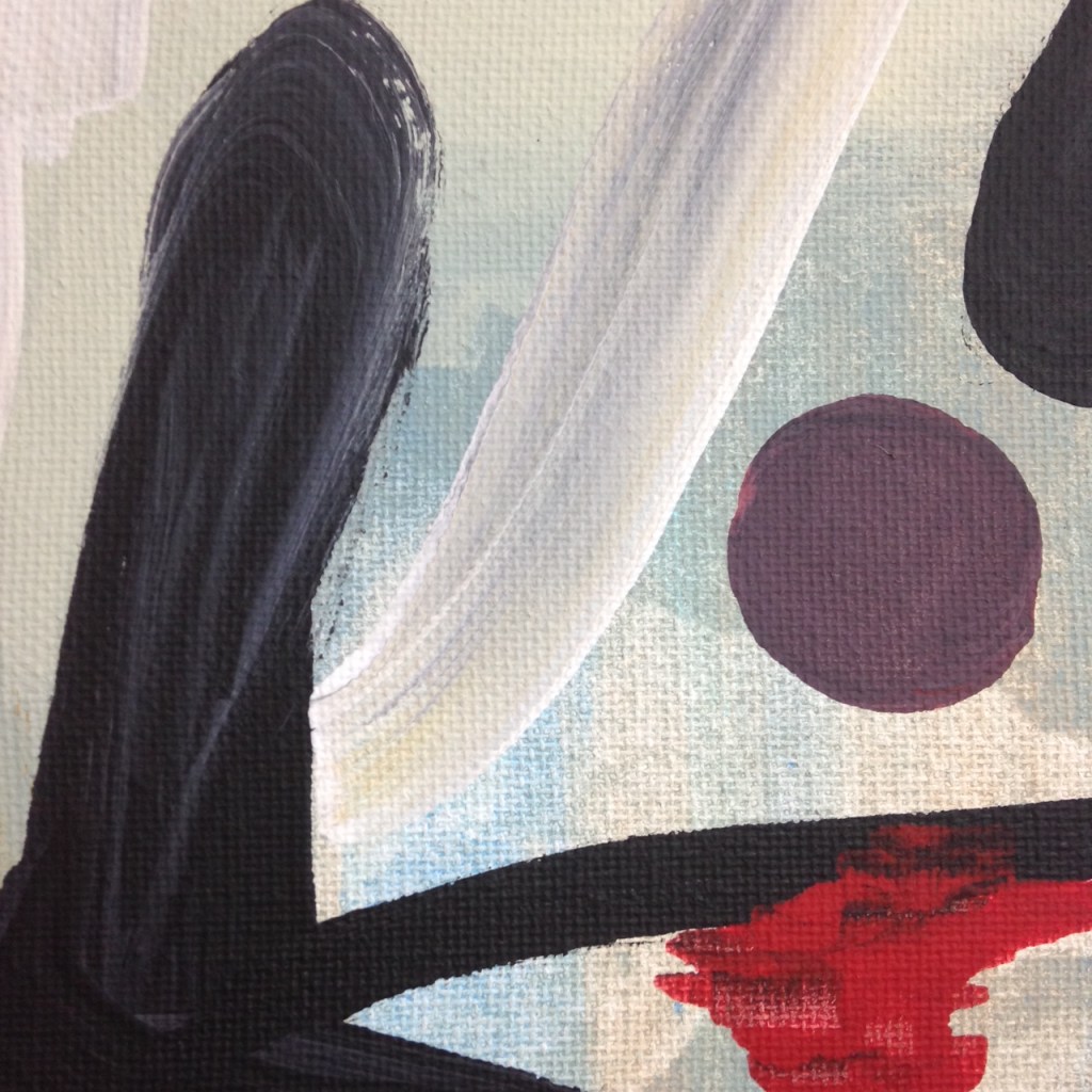 Close-Up 1 Daylight- Tribute to James Brooks Linda Cleary 2014 Acrylic on Canvas 