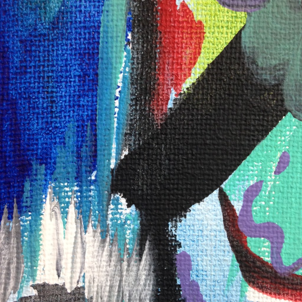 Close-Up 2 Storm's Coming- Tribute to John Seery Linda Cleary 2014 Acrylic on Canvas