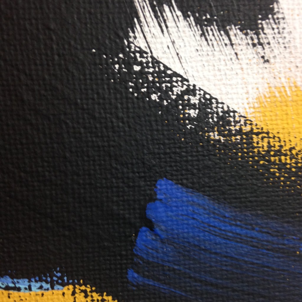 Close-Up 2 Peinture No. 172- Tribute to Gerard Ernest Schneider Linda Cleary 2014 Acrylic on Canvas