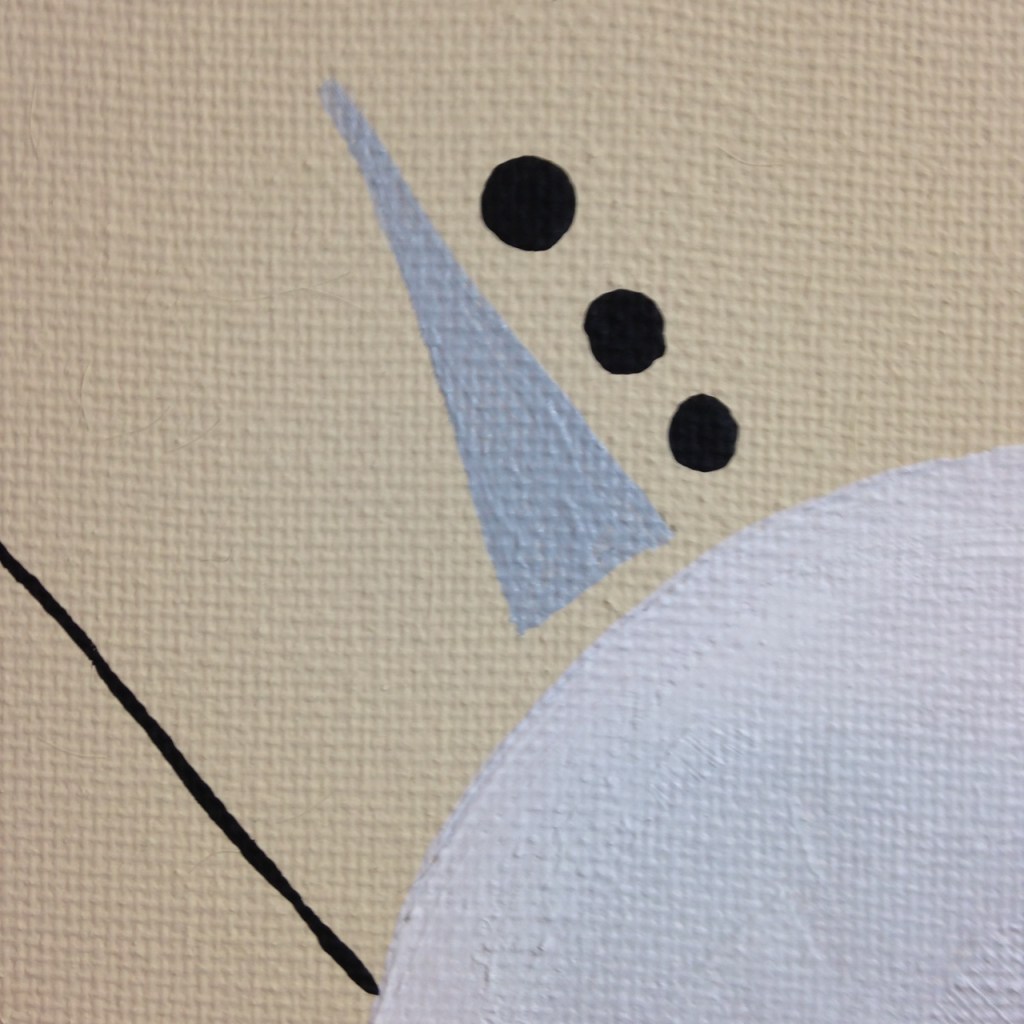 Close-Up 3 The Shape of Things- Tribute to El Lissitzky Linda Cleary 2014 Acrylic on Canvas