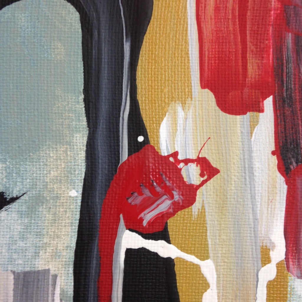 Close-Up 3 Daylight- Tribute to James Brooks Linda Cleary 2014 Acrylic on Canvas