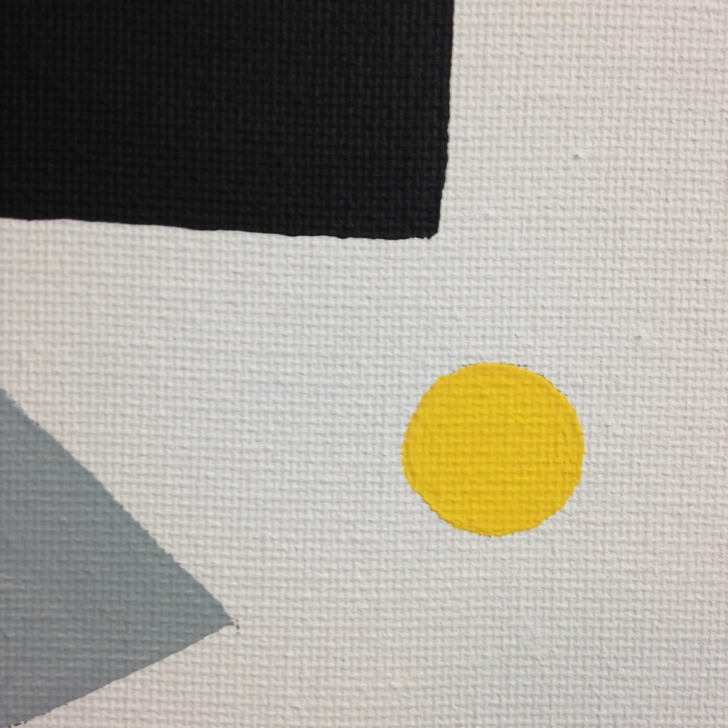 Close-Up 3 Suprematist- Tribute to Kazimir Malevich Linda Cleary 2014 Acrylic on Canvas