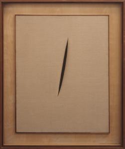 Spatial Concept 'Waiting' 1960 Lucio Fontana