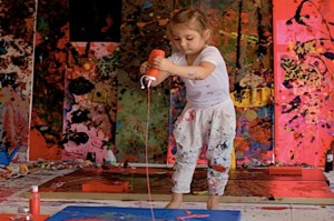 Aelita Andre painting