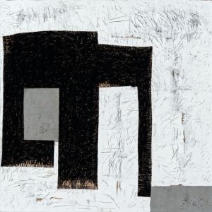 Asian Elephant, 2011 Encaustic and graphite on wood panel