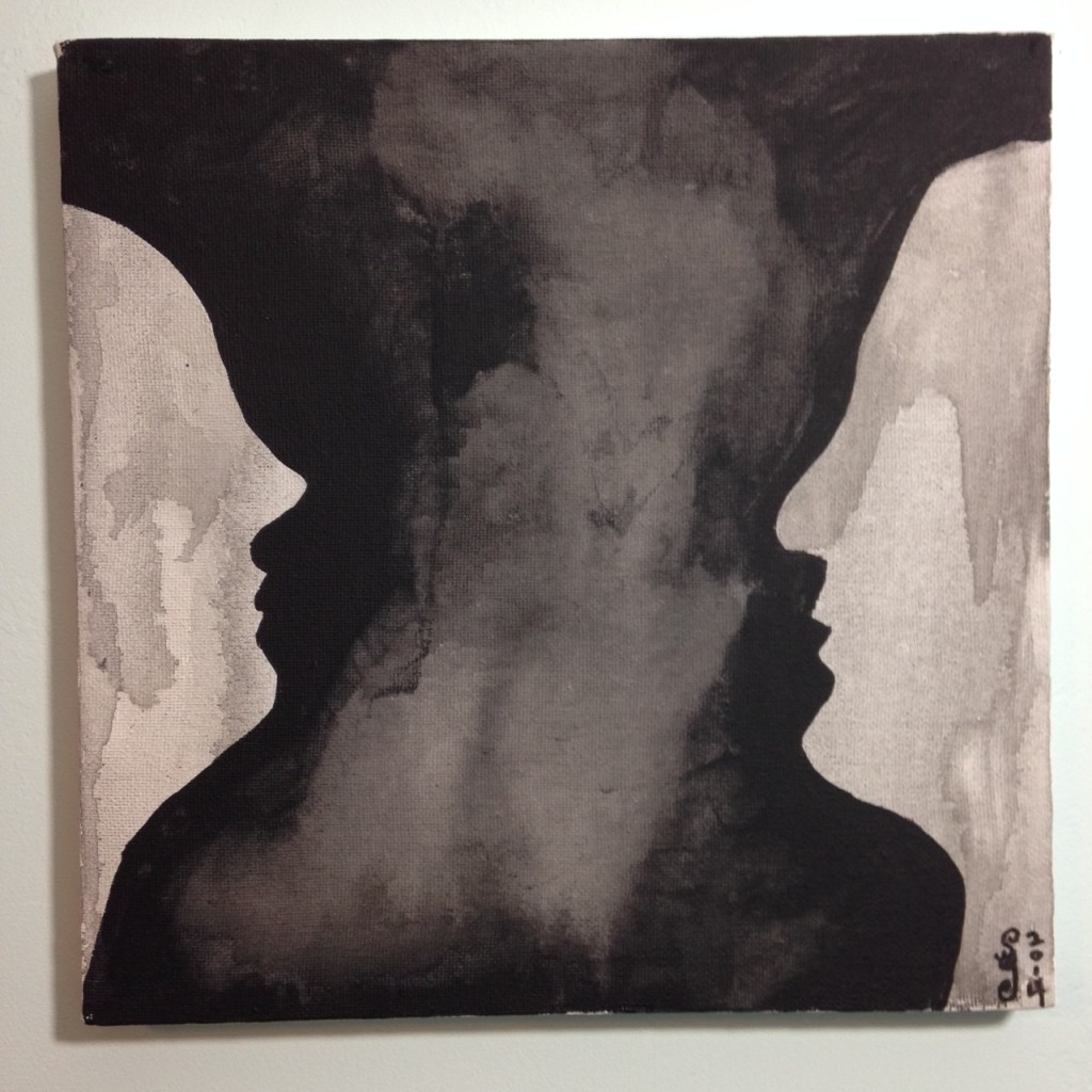 Part of Me- Tribute to Amy Pleasant Linda Cleary 2014 Watercolor & Acrylic on Canvas