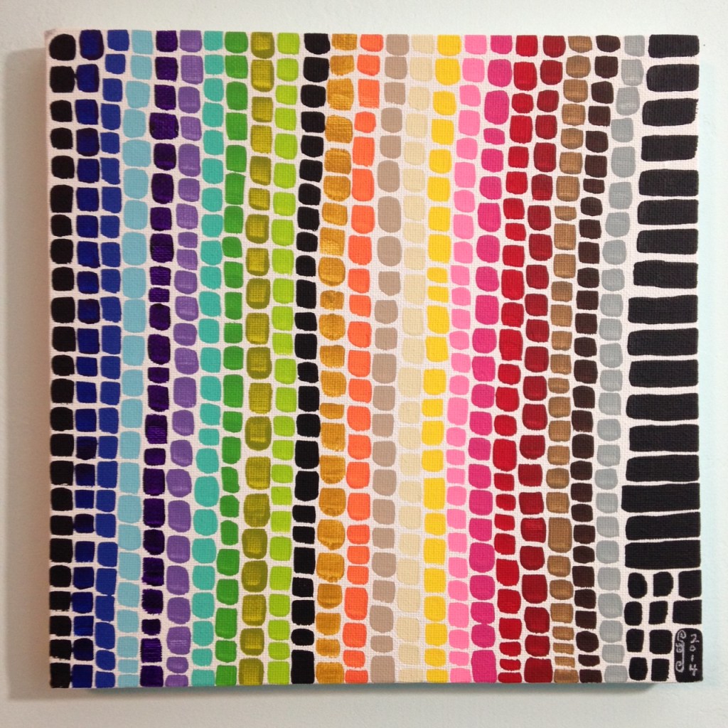 Full Spectrum- Tribute to Alma Woodsey Thomas Linda Cleary 2014 Acrylic on Canvas