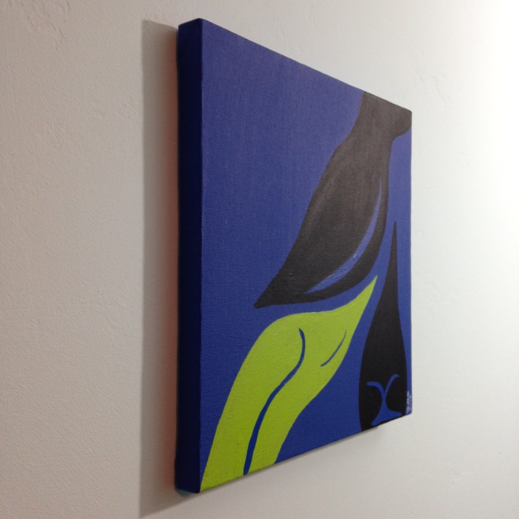 Side-View Sway- Tribute to Jack Youngerman Linda Cleary 2014 Acrylic on Canvas