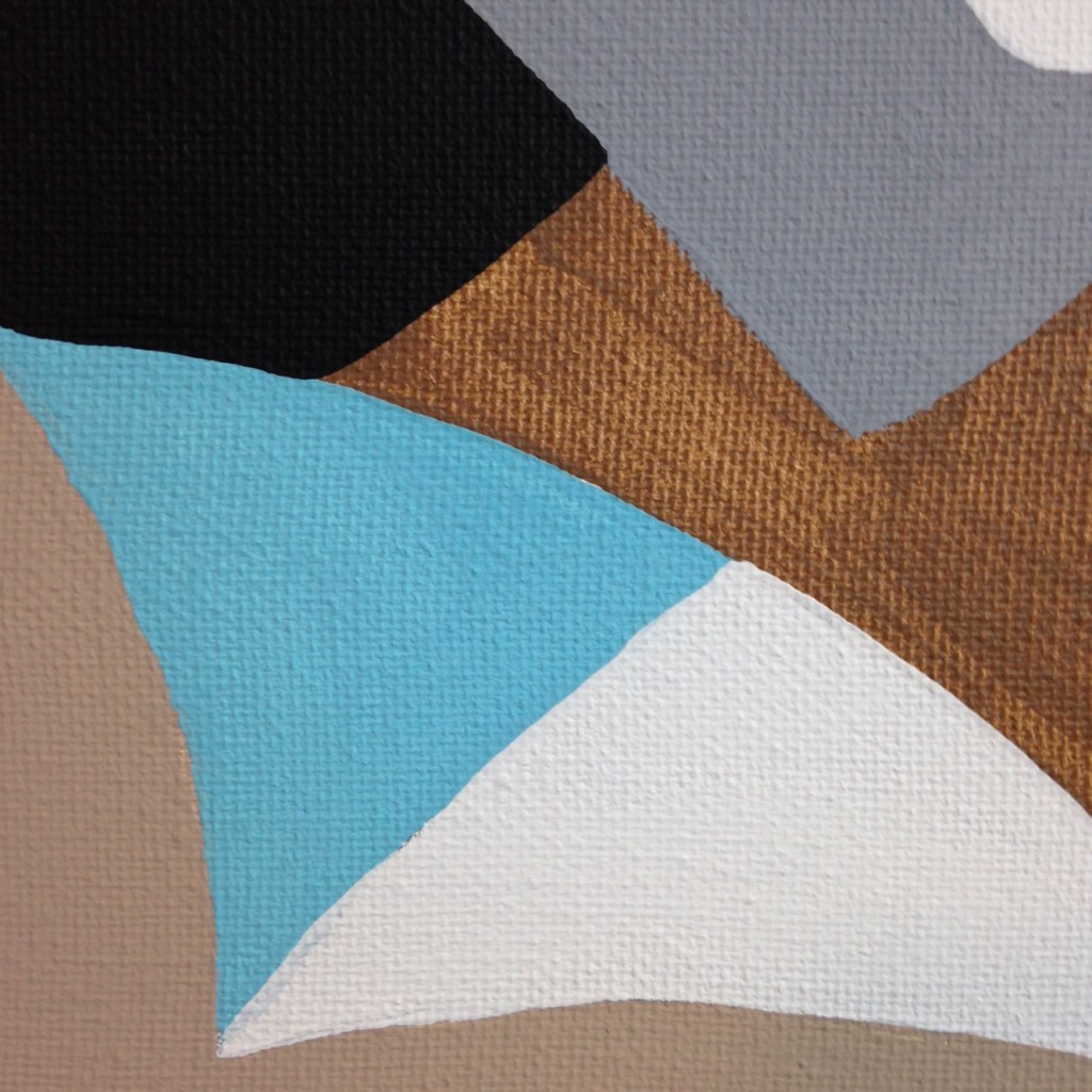 Close-Up 1 Composition #194- Tribute to Esphyr Slobodkina Linda Cleary 2014 Acrylic on Canvas