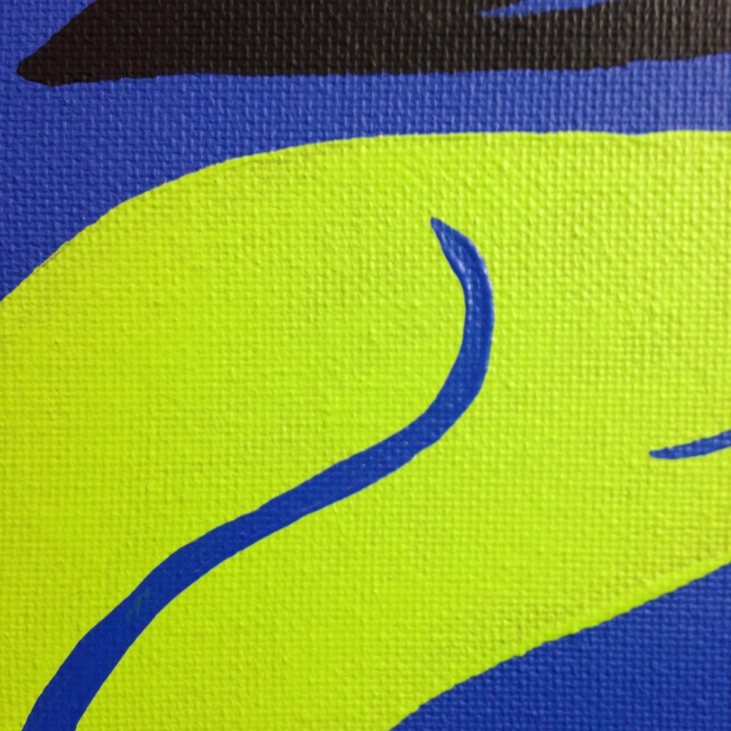 Close-Up 1 Sway- Tribute to Jack Youngerman Linda Cleary 2014 Acrylic on Canvas