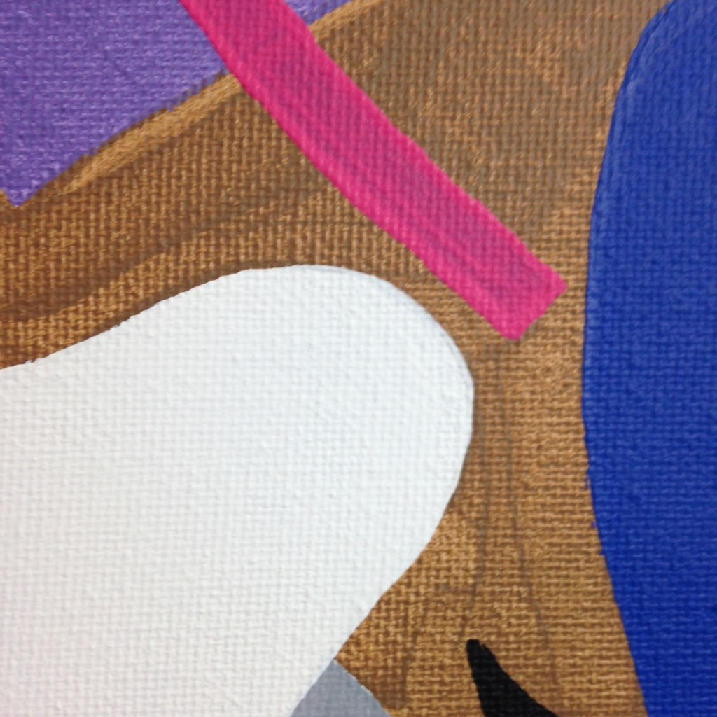 Close-Up 2 Composition #194- Tribute to Esphyr Slobodkina Linda Cleary 2014 Acrylic on Canvas