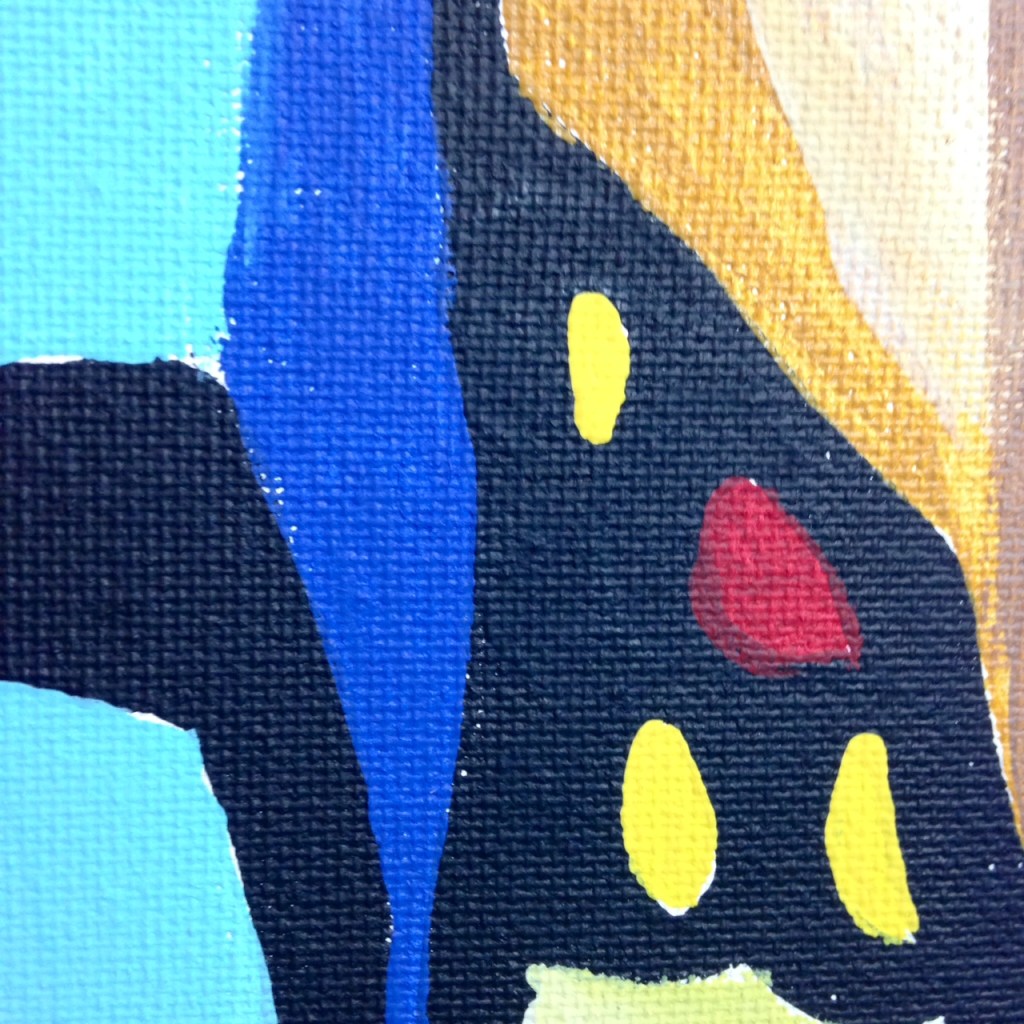 Close-Up 2 Untitled 184- Tribute to Jean-Michel Atlan Linda Cleary 2014 Acrylic on Canvas