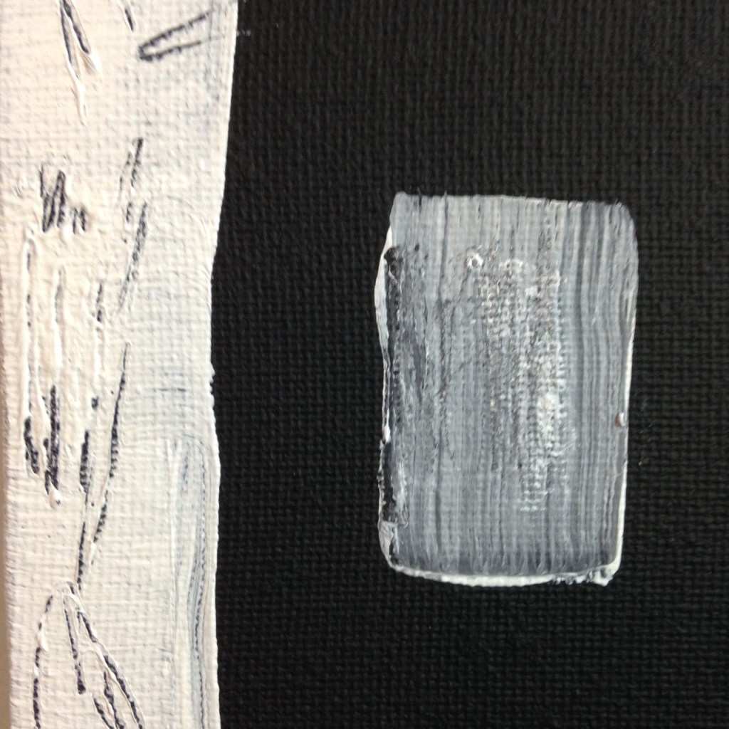 Close-Up 2 Doorways at Night- Tribute to Keith Johnston Linda Cleary 2014 Acrylic on Canvas