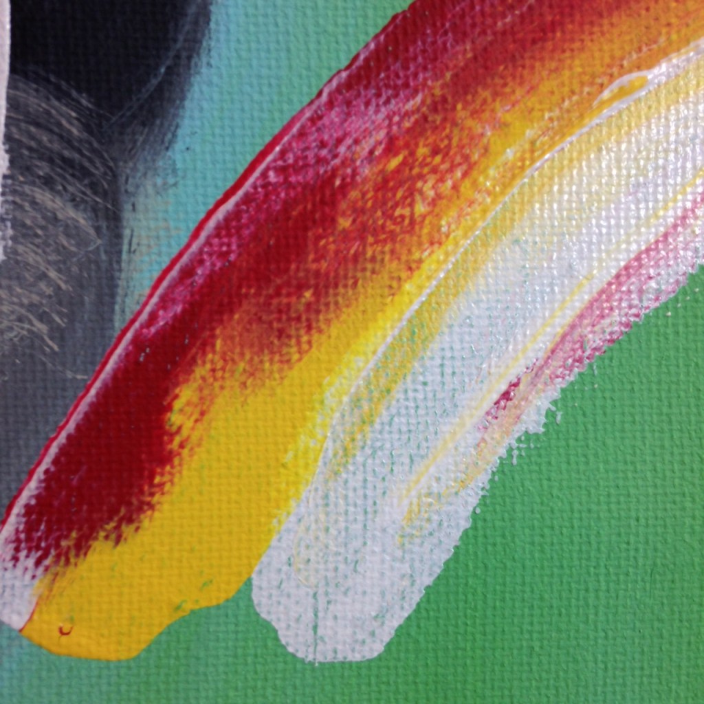 Close-Up 3 Walkabout- Tribute to Syd Solomon Linda Cleary 2014 Acrylic on Canvas