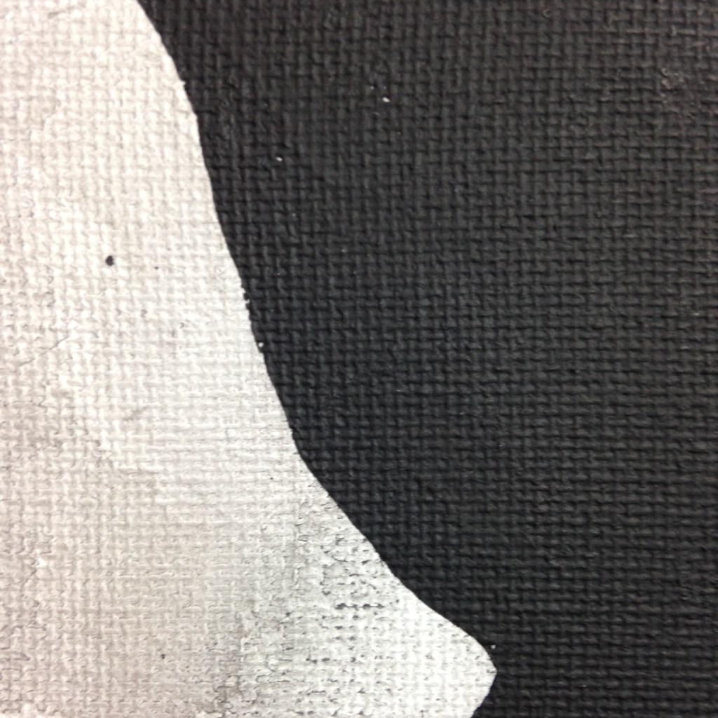 Close-Up 3 Part of Me- Tribute to Amy Pleasant Linda Cleary 2014 Watercolor & Acrylic on Canvas