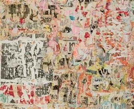 François Dufrêne- Chant de l'heure, Dessous d'affiches