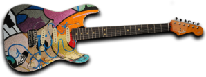 Stratocaster guitar by Crash