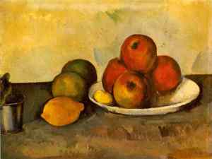 Still life with Apples- Paul Cezanne