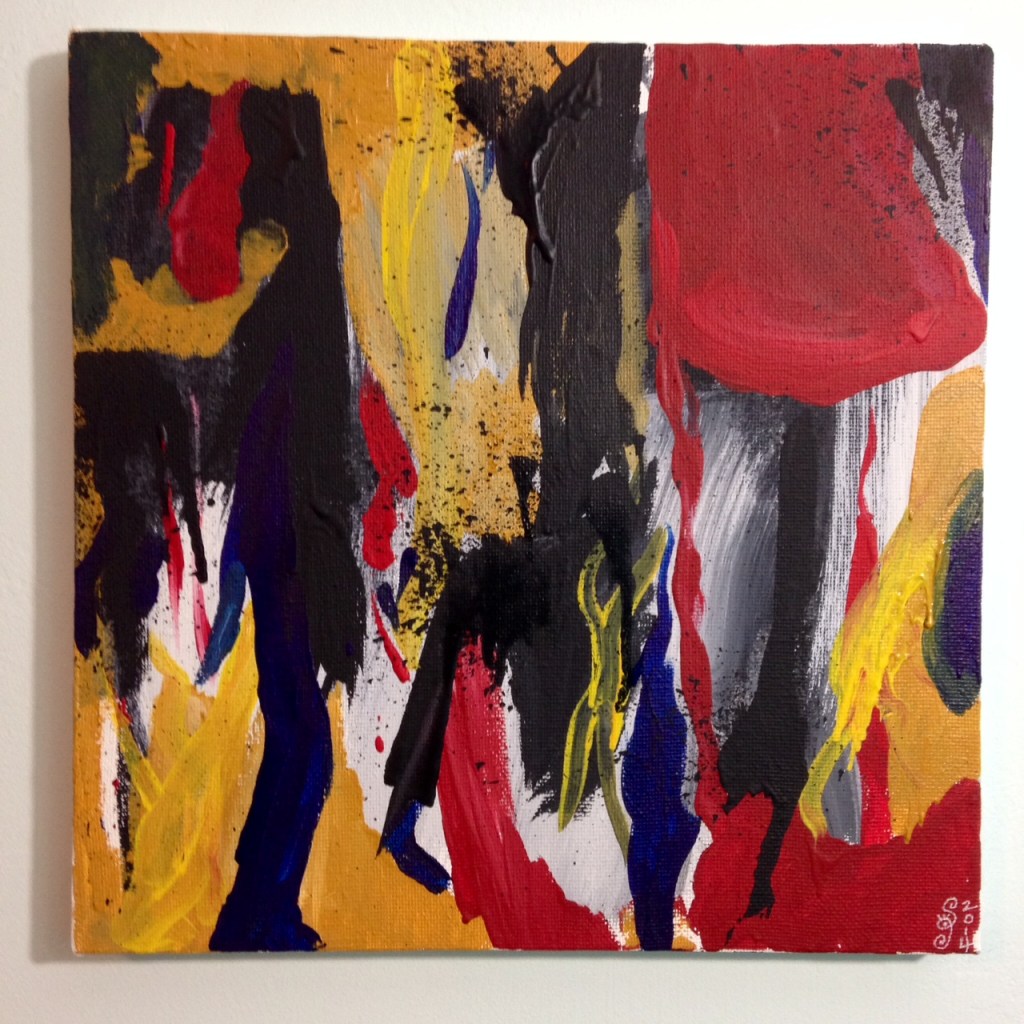 Untitled 228- Tribute to Ernest Briggs Linda Cleary 2014 Acrylic on Canvas