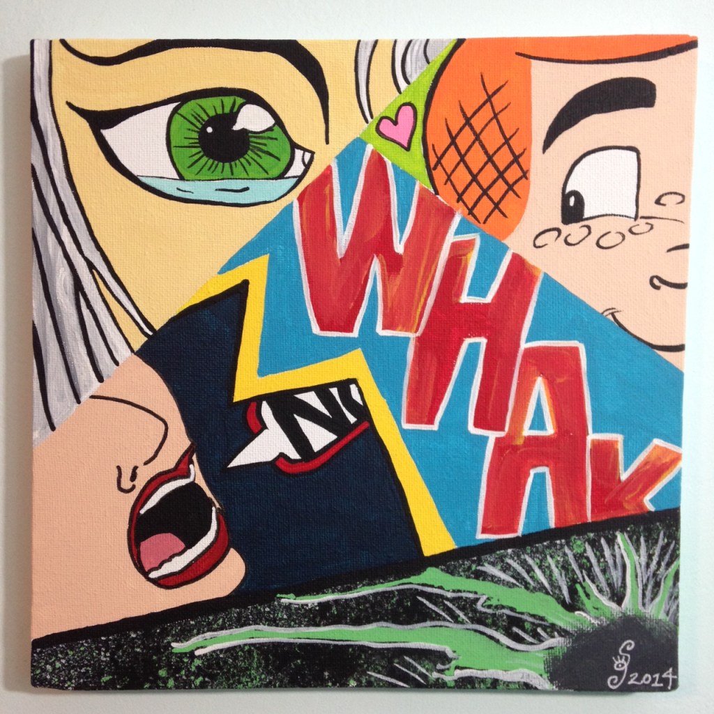 WHAK- Tribute to CRASH Linda Cleary 2014 Acrylic on Canvas