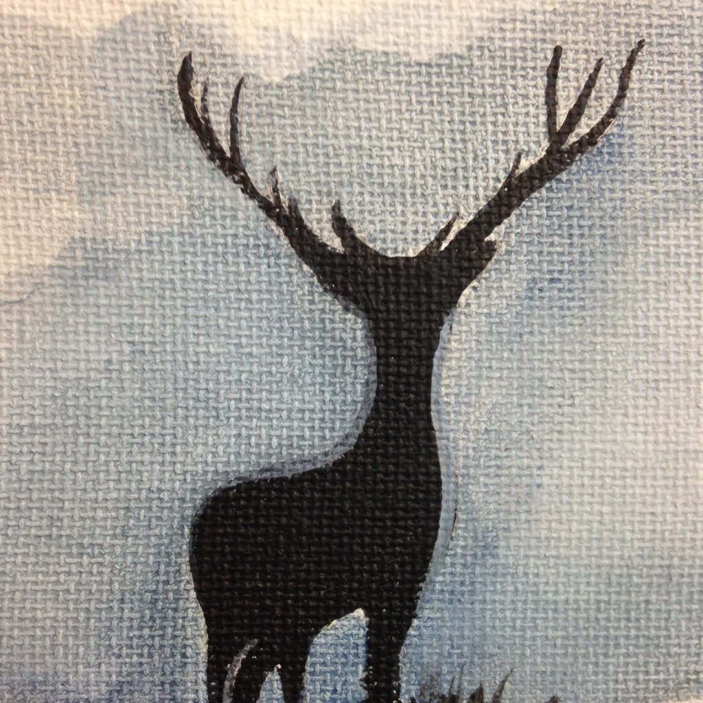 Close-Up 1 The Wild- Tribute to Irving Shapiro Linda Cleary 2014 Watercolor on Canvas