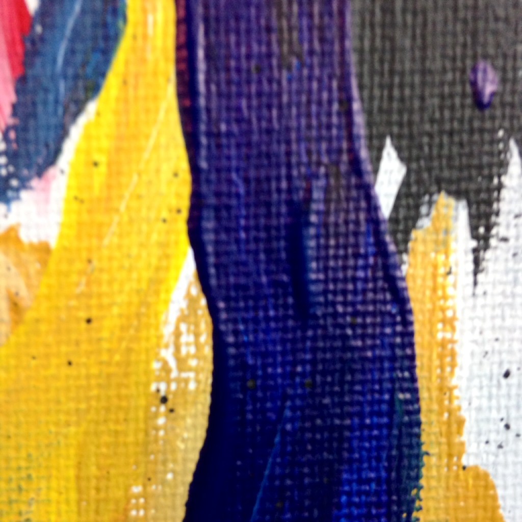 Close-Up 1 Untitled 228- Tribute to Ernest Briggs Linda Cleary 2014 Acrylic on Canvas