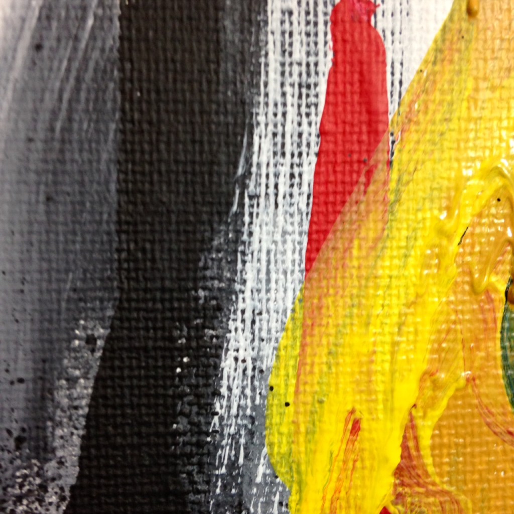 Close-Up 3 Untitled 228- Tribute to Ernest Briggs Linda Cleary 2014 Acrylic on Canvas