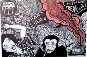 I Can't Hear You I'm Too Busy Freaking Out- Linda Cleary