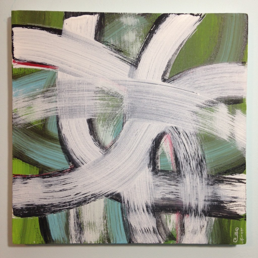 #257- Tribute to Hertha Hanson Linda Cleary 2014 Acrylic on Canvas