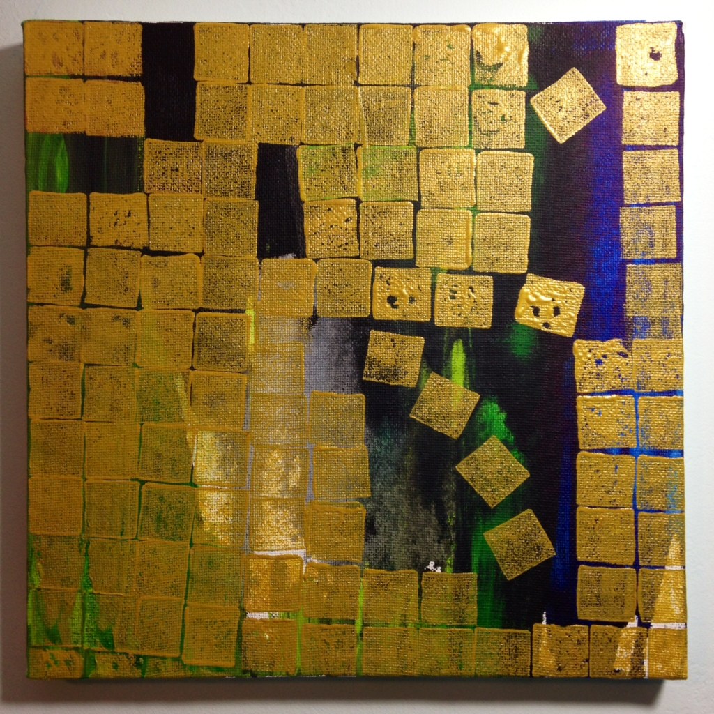 Golden Skies- Tribute to Makoto Fujimura Linda Cleary Acrylic on Canvas