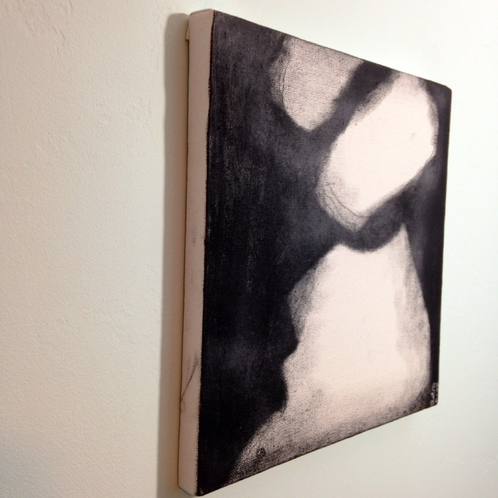 Side-View The Way Out- Tribute to Douglas A. Kinsey Linda Cleary 2014 Charcoal on Canvas