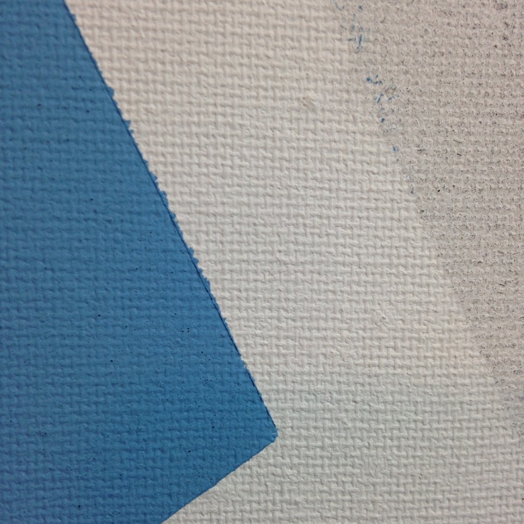 Close-Up 1 Space and form- Tribute to Martin Barré Linda Cleary 2014 Acrylic and Spraypaint on Canvas