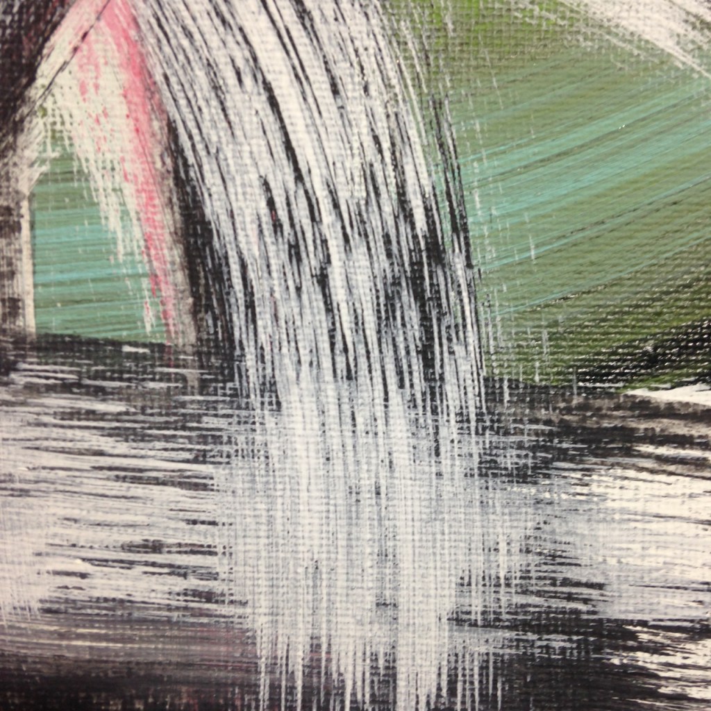 Close-Up 2 #257- Tribute to Hertha Hanson Linda Cleary 2014 Acrylic on Canvas