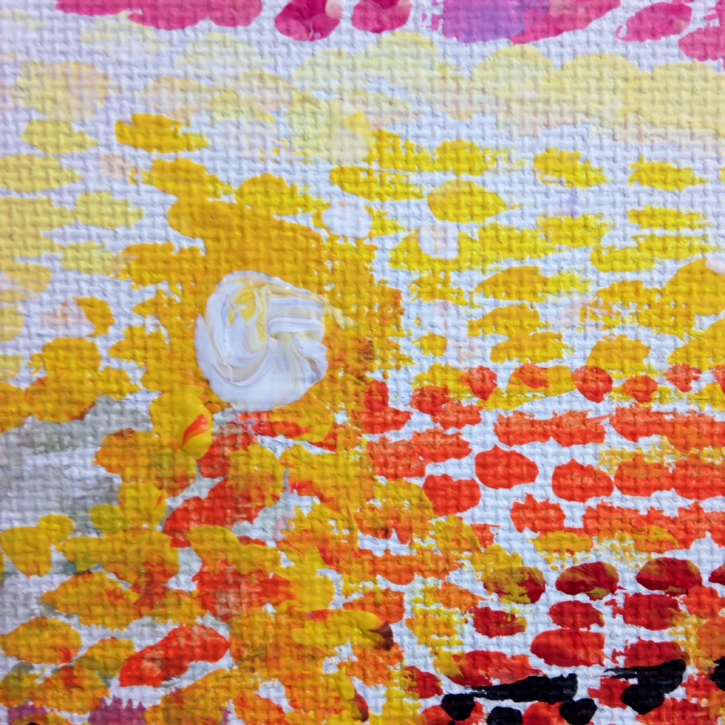 Close-Up 2 Phare Par La Mer- Tribute to Paul Signac Linda Cleary 2014 Acrylic on Canvas