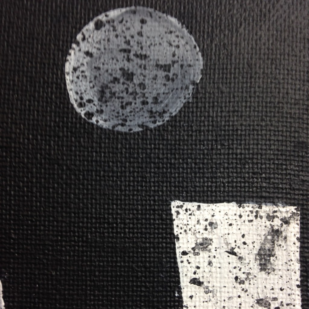 Close-Up 3 Perpetuate- Tribute to Eduardo Chillida Linda Cleary 2014 Acrylic on Canvas