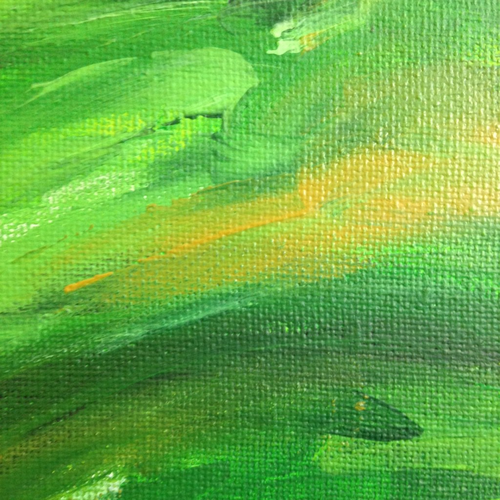 Close-Up 3 Saturday Morning Nude- Tribute to David Park Linda Cleary 2014 Acrylic on Canvas