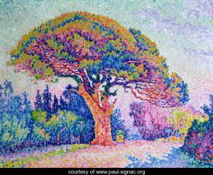 The Pine Tree at St. Tropez- Paul Signac