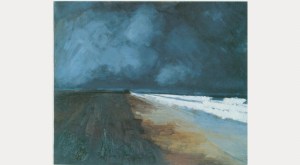 William Tillyer Beach and Sea, Seaton Carew, 1956