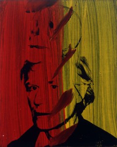 Self-Portrait with Skull- Andy Warhol