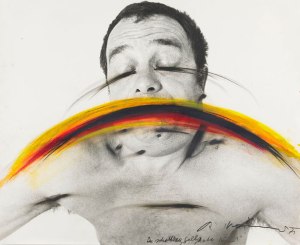 Arnulf Rainer- Black Yellow Red Mouth