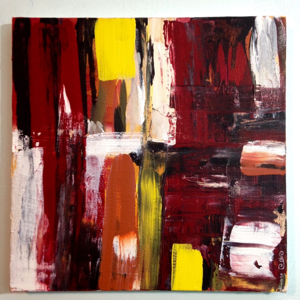 One Way- Tribute to Fritz Bultman Linda Cleary 2014 Acrylic on Canvas