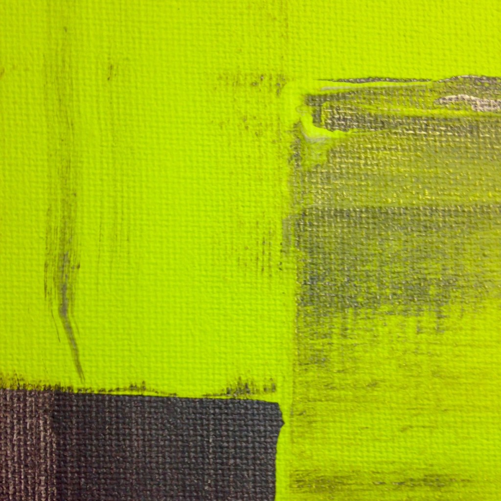 Close-Up 2 Rayas y Bloques- Tribute to Pedro Calapez Linda Cleary 2014 Acrylic on Canvas