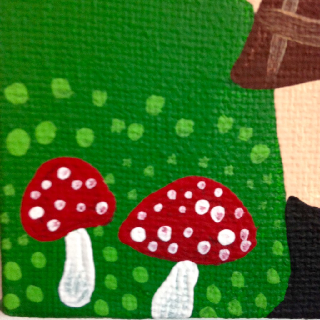 Close-Up 2 Nuevo Día- Tribute to Antonio Ballester Moreno Linda Cleary 2014 Acrylic on Canvas