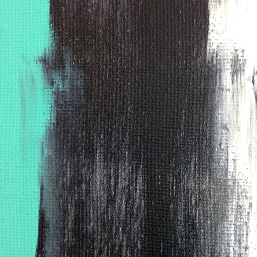 Close-Up 3 Rayas y Bloques- Tribute to Pedro Calapez Linda Cleary 2014 Acrylic on Canvas