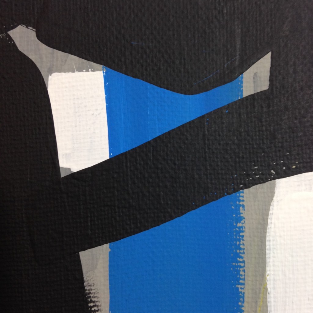 Close-Up 3 Yellow, Red, Blue- Tribute to Esteban Vicente Linda Cleary 2014 Acrylic on Canvas